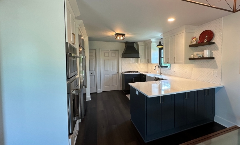 Stunning Range Hood: The Centerpiece of an Elegant Kitchen Kitchen near Ann Arbor Michigan